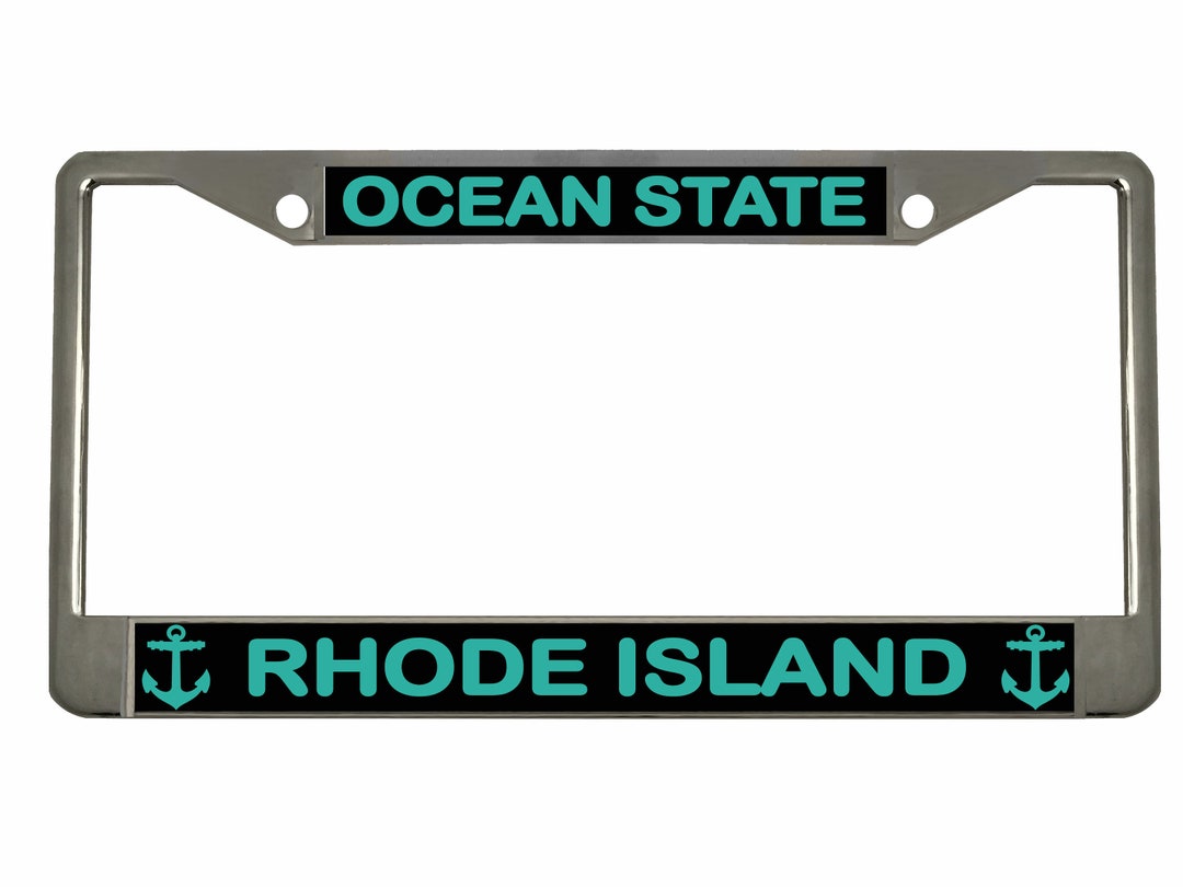 Ocean State Rhode Island Style Heavy Duty Metal License Plate - Etsy
