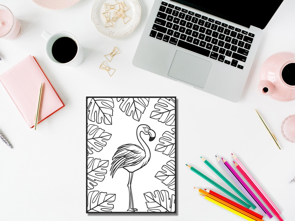 Preppy Coloring Pages, Printable, Easy, Aesthetic Coloring Pages PDF ...