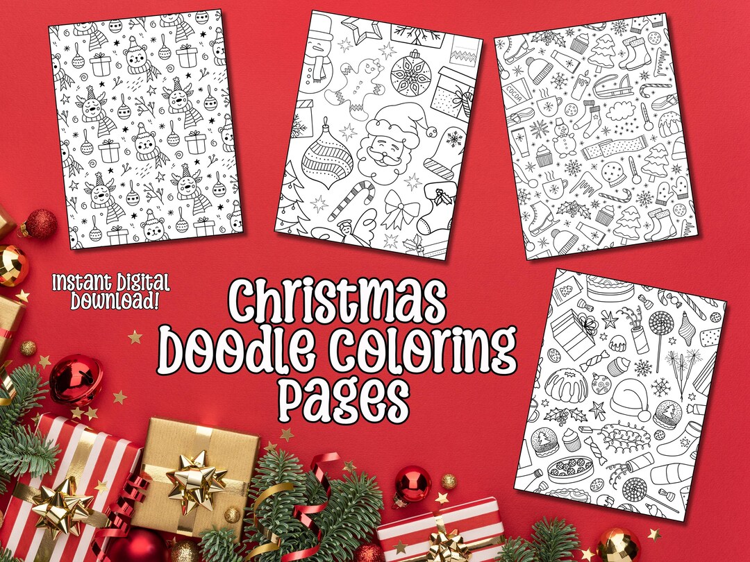Christmas Coloring Pages, Printable Coloring Pages, Christmas Coloring ...