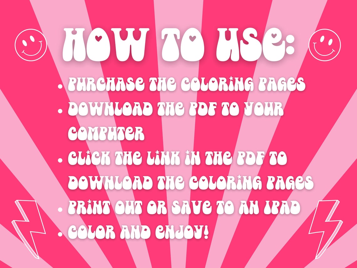 Preppy Coloring Pages Preppy Coloring Book Printable Easy Aesthetic