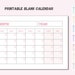 Printable Perpetual Calendar Printable Calendar Blank Calendar Template ...
