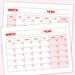 Printable Perpetual Calendar Printable Calendar Blank Calendar Template ...