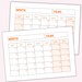 Printable Perpetual Calendar Printable Calendar Blank Calendar Template ...