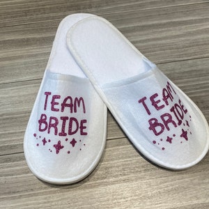 Personalised Wedding Slippers