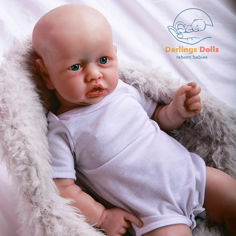 Reborn Baby Doll Full Silicone Body Saskia 22 Inch Realistic Etsy