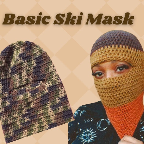 Ski Mask Pattern Etsy