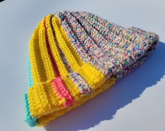 HANDMADE Crochet RETRO Beanie