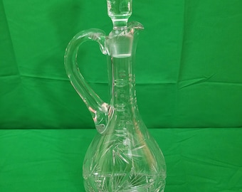 Jarra de cristal italiano vintage