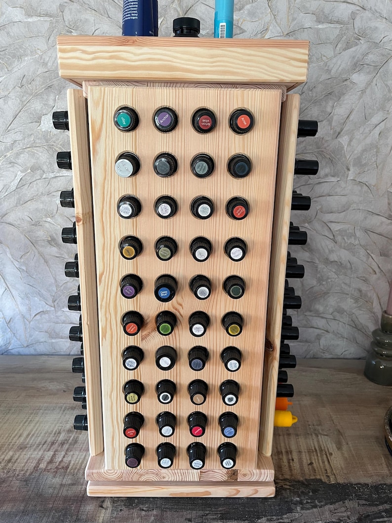 Wooden roundel (56 cm) for essential oils image 4