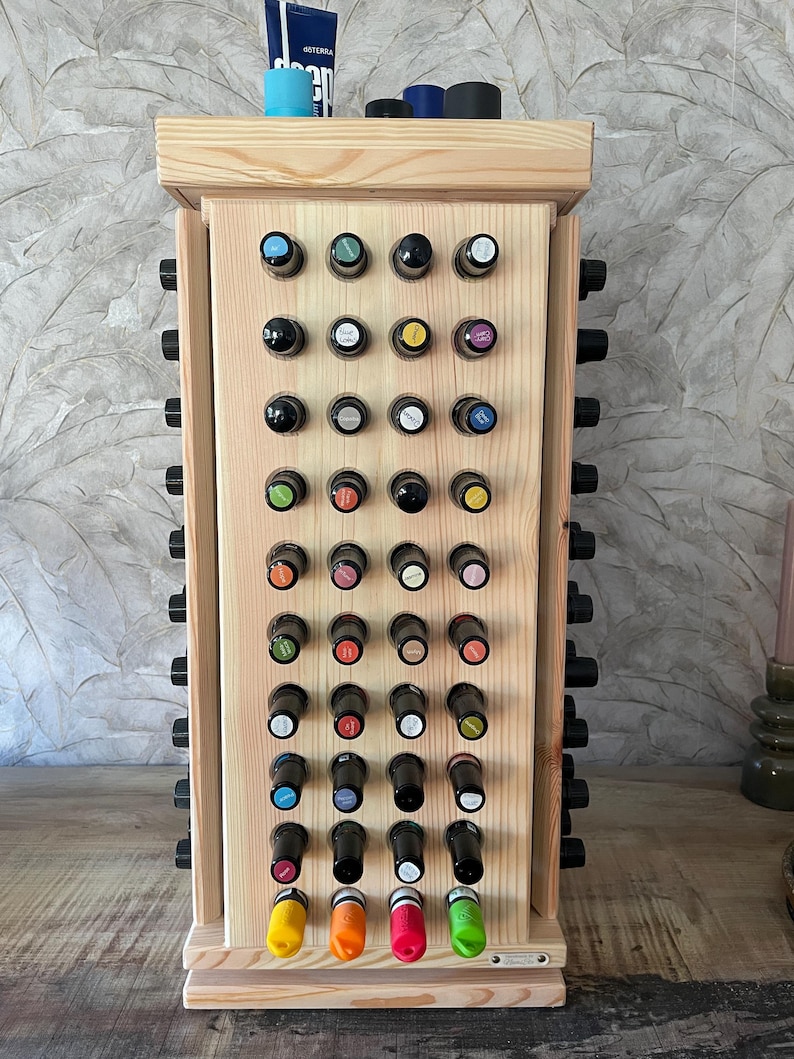 Wooden roundel (56 cm) for essential oils image 1