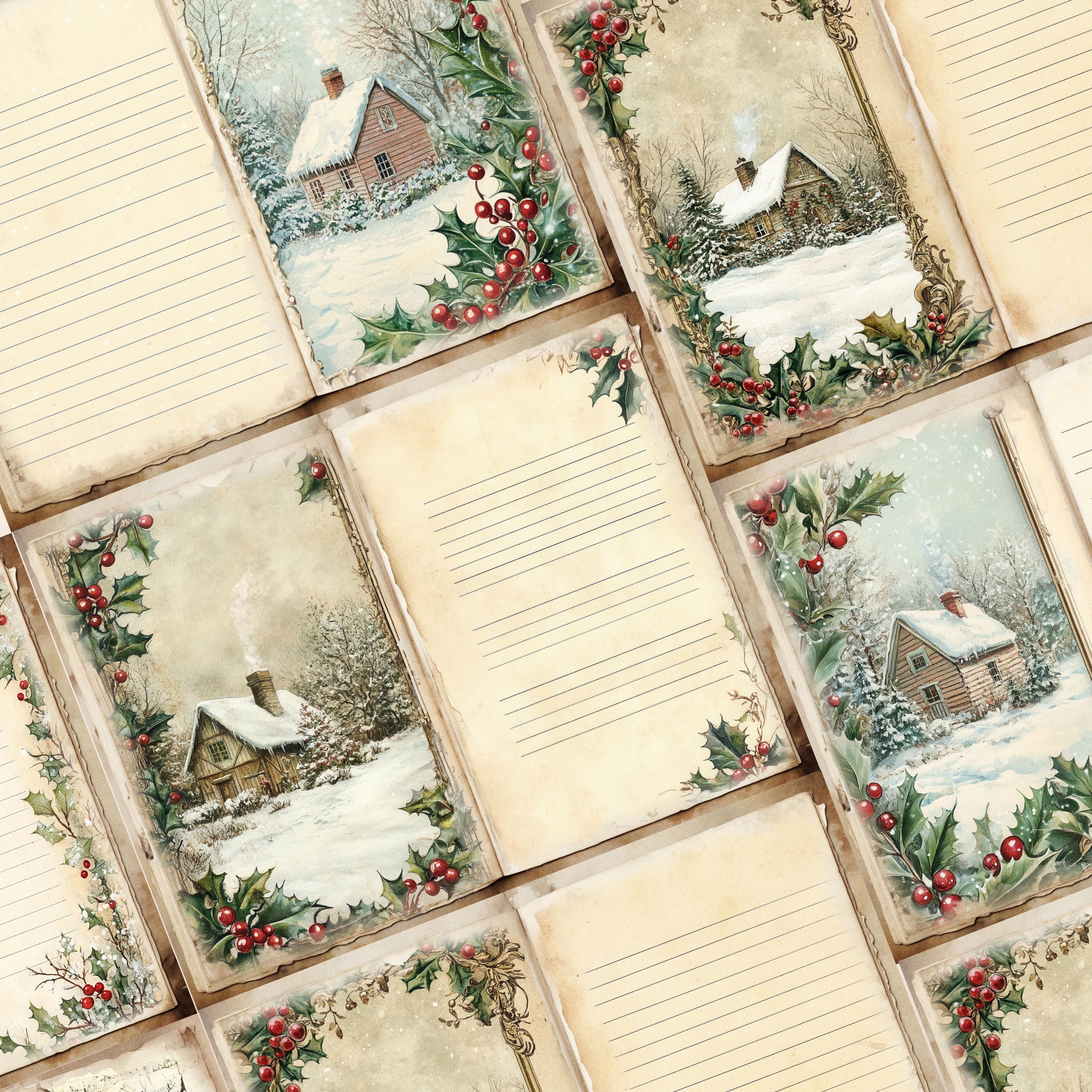 Winter Cottage Junk Journal | Cozy Winter Scrapbooking | Vintage Winter ...