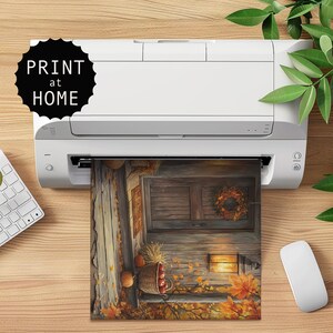 Nostalgic Fall Porches Junk Journal Kit | Cozy Autumn Scrapbooking ...