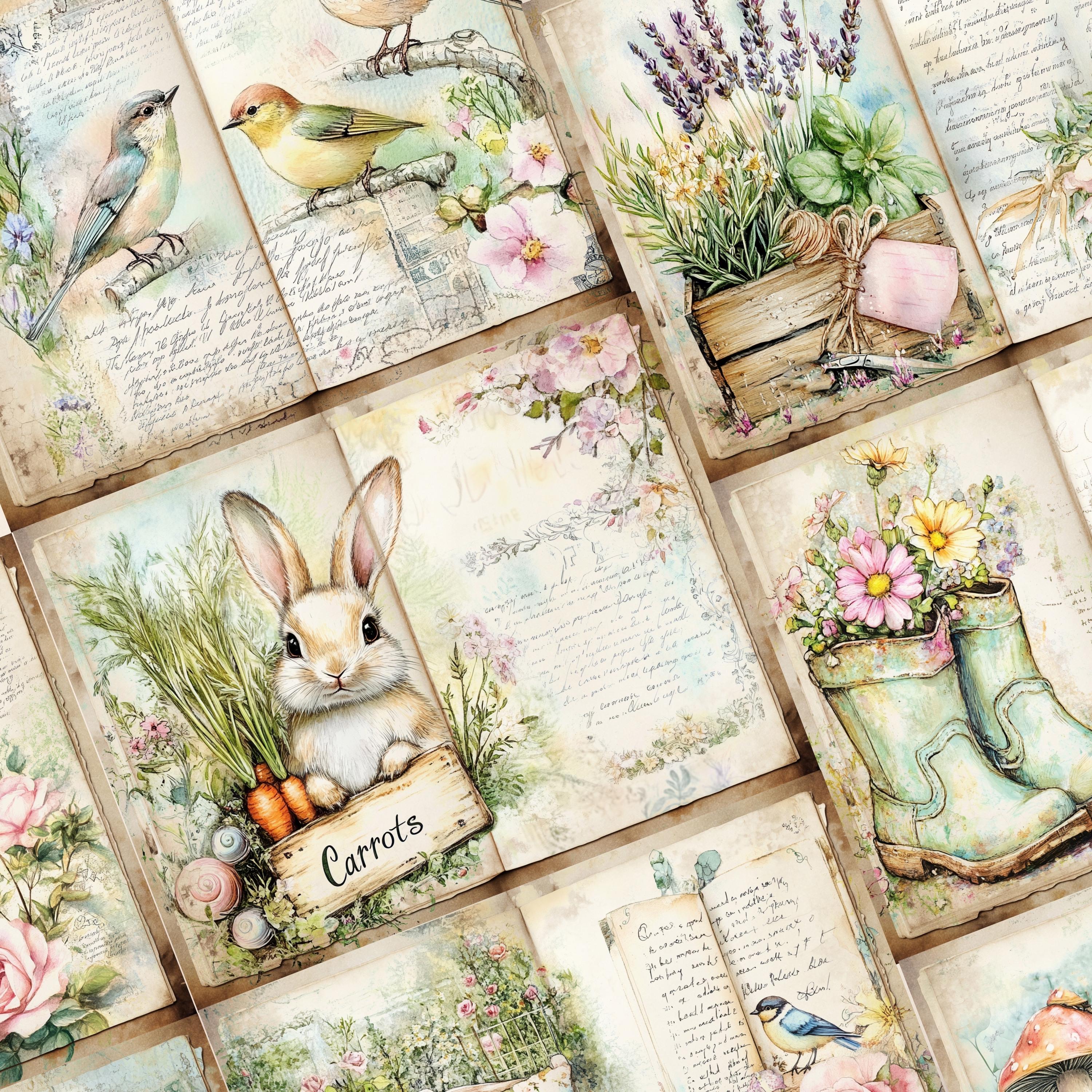 Cottage Garden Charm Junk Journal | Garden Junk Journal | Printable ...