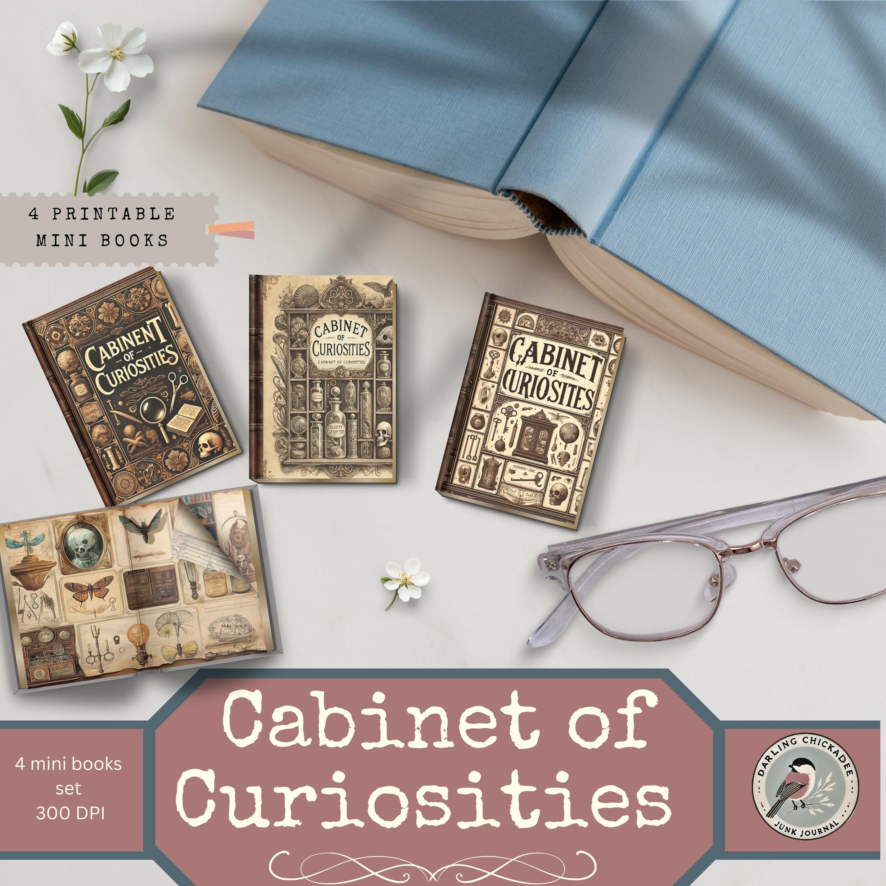 Curiosity Journal Cabinet of Curiosities Mini Books – Set of 4 | Printable Mini Books for ...