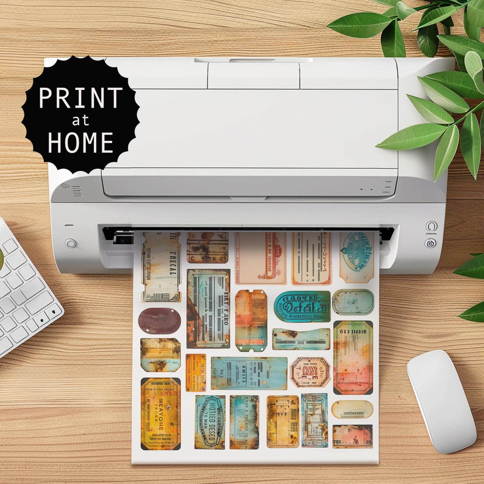 Junk Journal Mega Kit | Digital Journal Loaded Tags| Shabby Ephemera ...