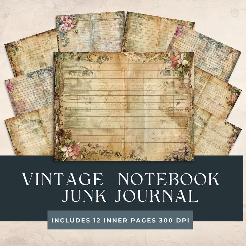 Junk Journal Etsy