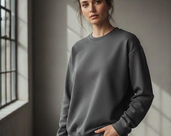 Unisex Sweatshirt PDF Sewing Pattern XS–5XL | Crewneck Jumper | Easy Beginner Pattern