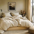 Gauze Cotton Muslin Duvet Cover, Premium Soft Cotton Bed Cover, Muslin Bedsheet Set, Organic Cotton 4 Pc Bedding Set, Cotton Comforter Cover
