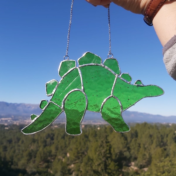 Stained Glass Patterns Dinosaur Etsy