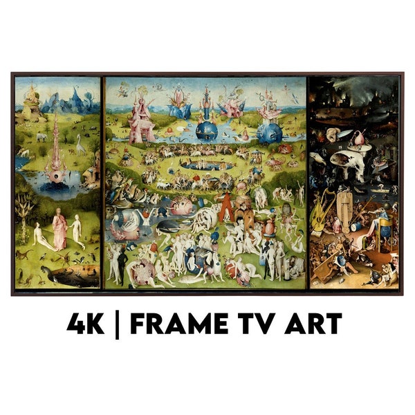 Samsung Frame TV Art | Bosch - The Garden of Earthly Delights | INSTANT DOWNLOAD