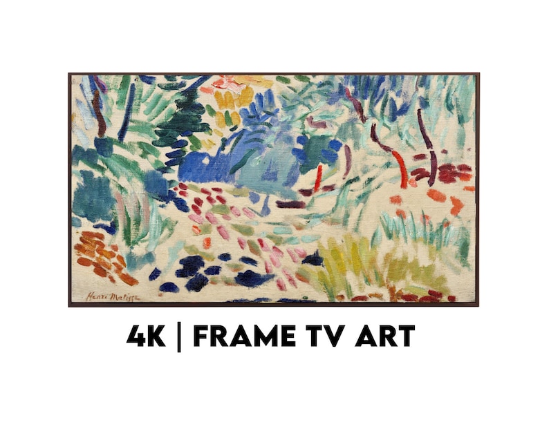 Samsung Frame TV Art Matisse Landscape at Collioure INSTANT DOWNLOAD image 1