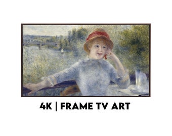 Samsung Frame TV Art | Pierre-Auguste Renoir - Portrait of Alphonsine Fournaise | INSTANT DOWNLOAD