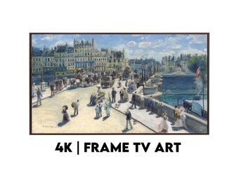Samsung Frame TV Art | Pierre-Auguste Renoir - Le Pont Neuf | INSTANT DOWNLOAD