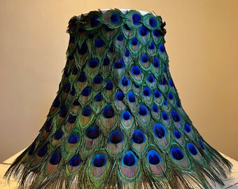 Peacock Feather Lampshade