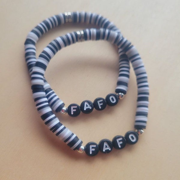 FAFO Bracelet, Gift for Mom, Mama Bear, IYKYK