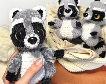 Amigurumi Crochet Raccoon Pattern