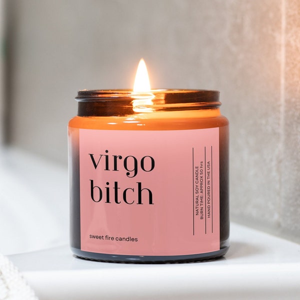 Virgo Candle Etsy