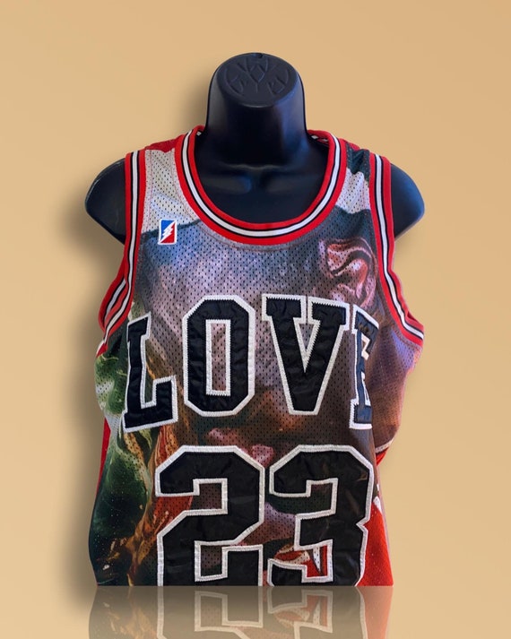 Sublimated Basketball Jersey Bulls style