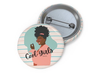 Cool Girl Series Pin Buttons