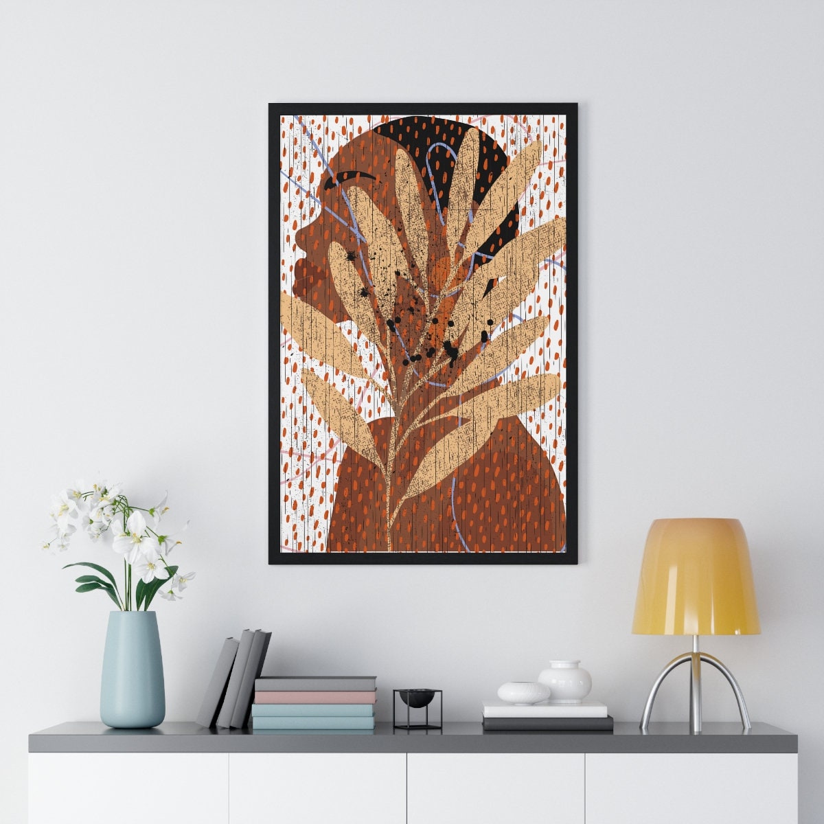 Digital Download Print golden Leaf Printable Art Wall Decor Digital ...