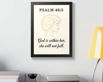 Minimalist Bible Verse Art Prints: Christian Home Decor (Digital Download)