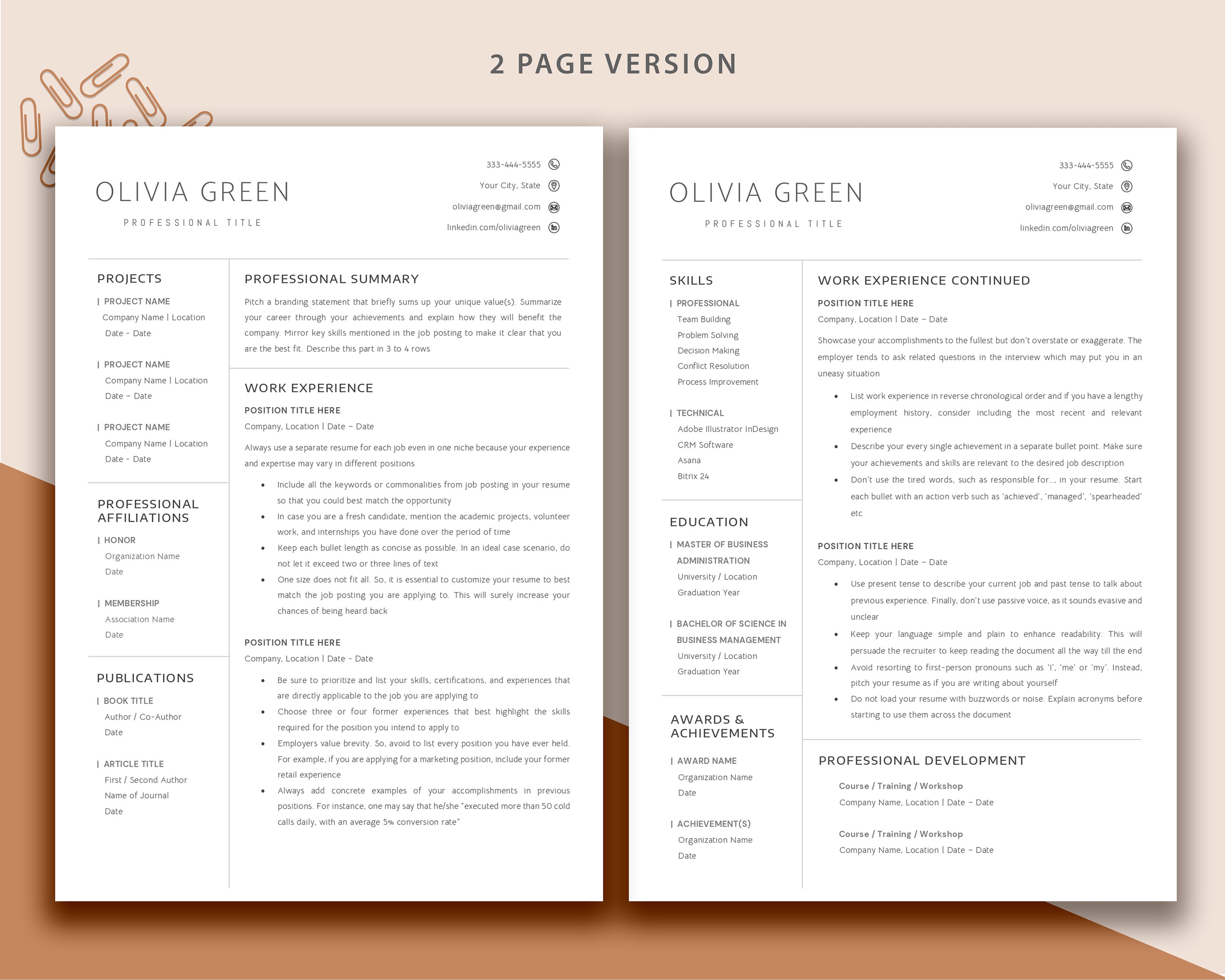 Modern Resume Template Microsoft Word | CV Template Resume Word, Cover