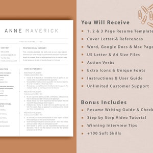 May include: A resume template design with a modern, minimalist aesthetic. The template includes a professional summary, work experience, education, and skills sections. The design features a clean layout with a neutral color palette and a subtle geometric pattern.