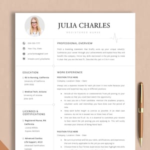 Nursing Resume Template, RN Nurse Resume, Professional Nurse Resume Photo, Physician Cv Template, Nurse Practitioner, CNA Resume Template