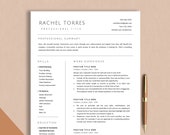 Clean Resume Template Google Docs, Word & Pages, Minimalist Executive Resume, Simple Modern Smooth Template, Minimal Resume Template 2025