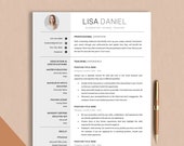 Professional Modern Resume Template Teacher Resume With Photo, Clean Resume Word, Resume Pages & Google Docs, Teacher CV Template Word 2023