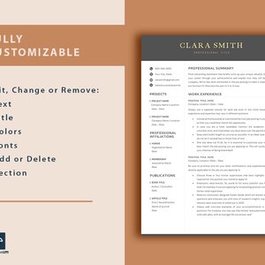 CV Template Modern Executive Resume Template Microsoft Word & Pages ...