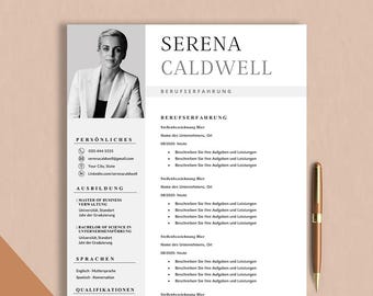 Lebenslauf Vorlage Bewerbung Vorlage Deutsch / Bewerbungsvorlagen Word, Google Docs & Pages / Lebenslauf Anschreiben Bewerbungsunterlagen