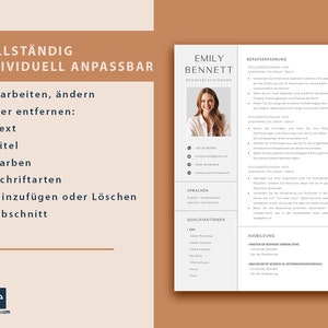 Op de afbeelding: Een cv-sjabloon met een bruine achtergrond en een witte rand. De sjabloon is volledig aanpasbaar en bevat secties voor werkervaring, vaardigheden, opleiding en contactgegevens. De sjabloon is ontworpen om te worden gebruikt met een professionele cv-generator.