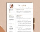 Modern Nurse Resume Template, Nursing Student Resume, Resume Template With Photo, Student Nurse, New Grad Nurse Resume, Physician Assistant