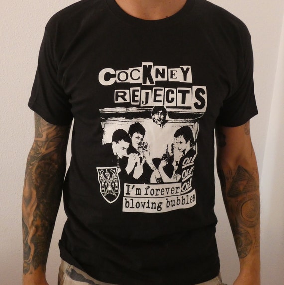 COCKNEY REJECTS -screen-printed T-shirt- - Etsy COCKNEY REJECTS -screen-printed T-shirt- - Etsy