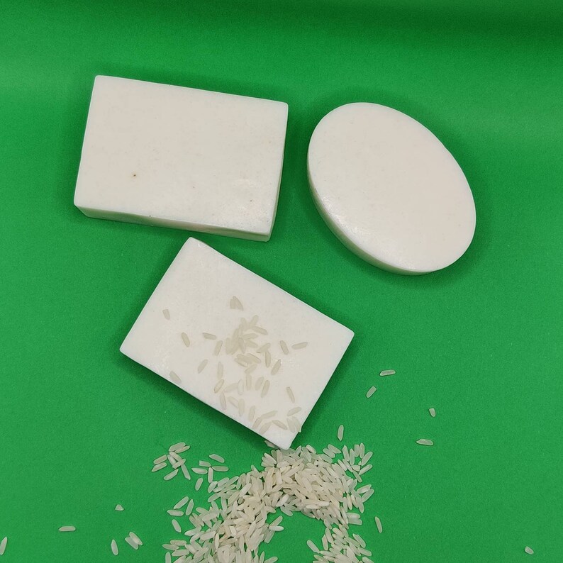 Rice Milk Soap Bar Lightening Soap Rice Soap Etsy