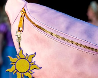 Tangled Sun Keychain: Rapunzel Bag Charm