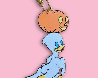 Louie Ghost Bag Charm – Halloween Disney Keychain, Trick or Treat Series
