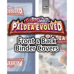 Paldea geëvolueerd | Voor- en achterkant Binder Covers - Pokemon TCG - Organiseer Pokemon-kaarten