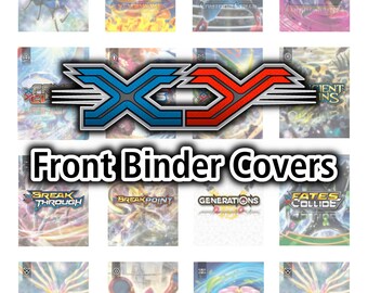 XY Series FRONT Binder Covers - Pokemon TCG - Organize Pokemon Cards